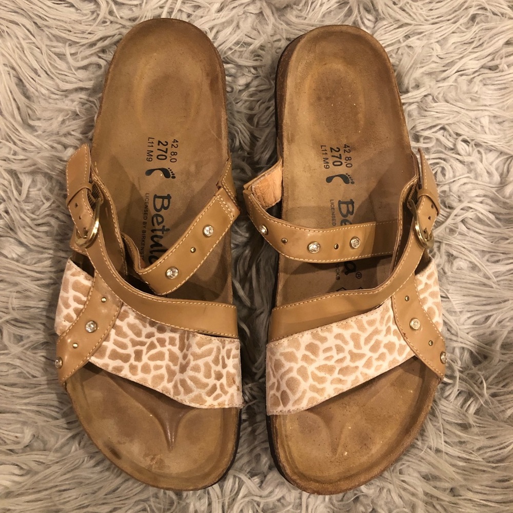 Birkenstock Betula Julie Animal Print Sandals